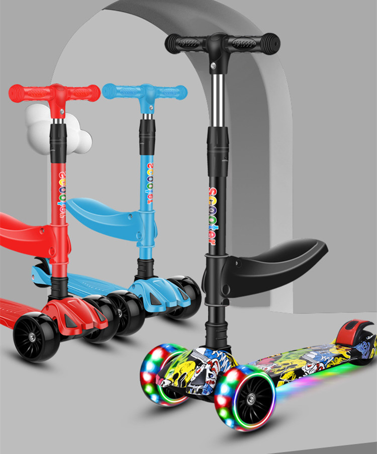 Children's Scooter Three-in-one Wheel