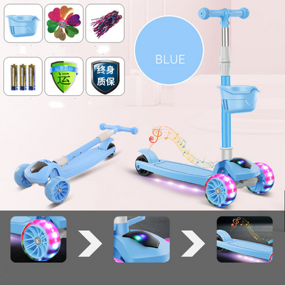 Children'S Scooter Mi Gao Three-In-One Kids Skateboard Scooter