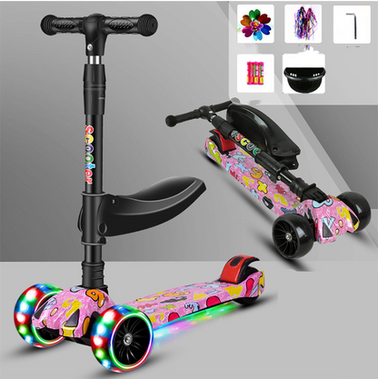 Children's Scooter Three-in-one Wheel